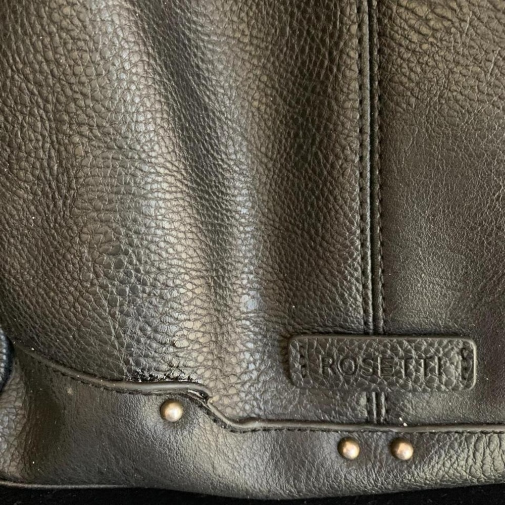 Black Rosetti Handbag Shoulder‎ Fair Condition - Picture 3 of 3